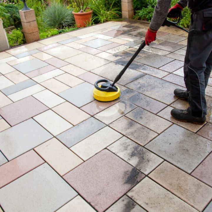 Professional patio cleaning services in Plymouth and Devon by Scrub & Shine Southwest